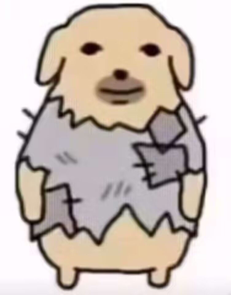 蘸酱小狗立正了